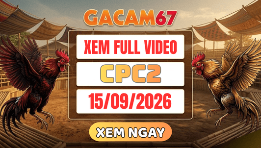 Xem Lại Video Đá Gà CPC2 Ngày 15/09/2026 Trên GACAM67